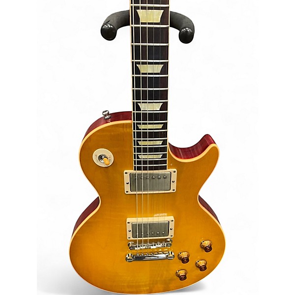 Used Gibson LPR8 1958 Les Paul Reissue Lemonburst Solid Body Electric Guitar
