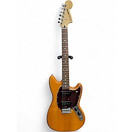 Used Fender Mustang 90 Aged Natural Solid Body Electric Guitar