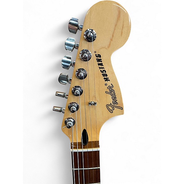 Used Fender Mustang 90 Aged Natural Solid Body Electric Guitar