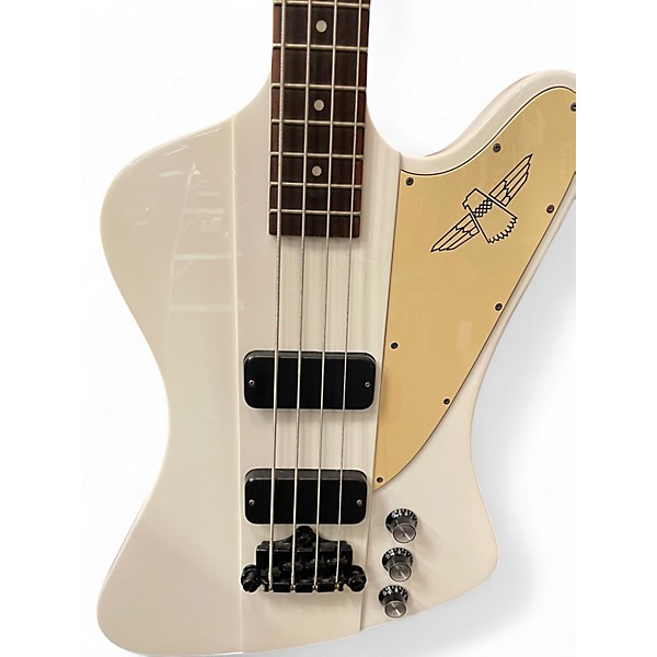 Used Epiphone Thunderbird IV Alpine White Electric Bass Guitar