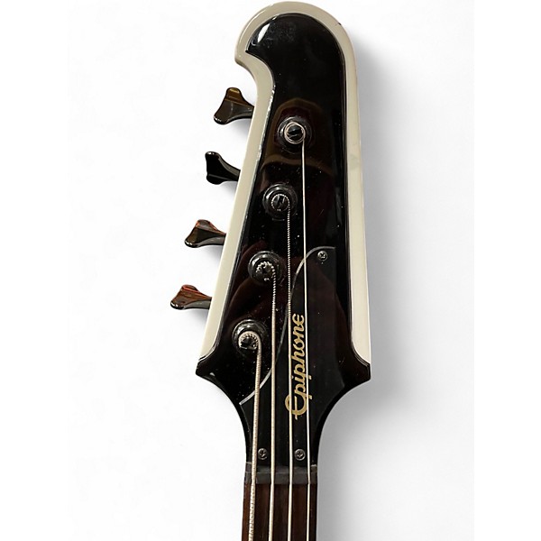Used Epiphone Thunderbird IV Alpine White Electric Bass Guitar