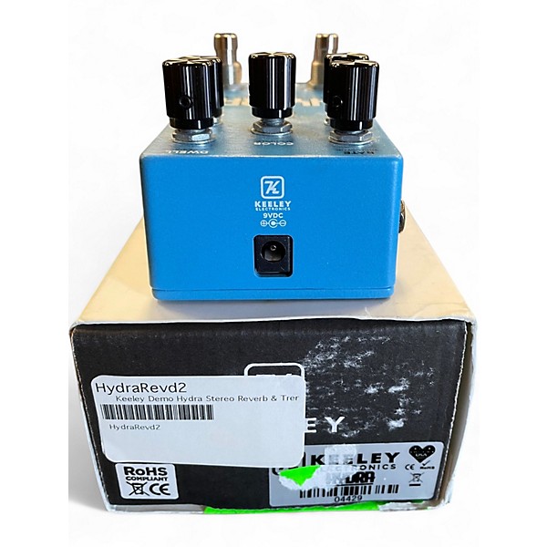 Used Keeley Hydra Stereo Reverb and Tremolo Effect Pedal