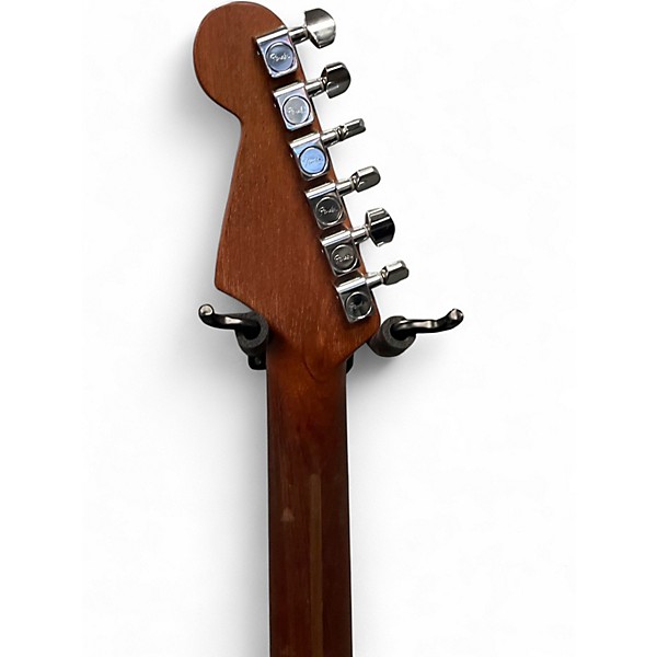 Used Fender American Acoustasonic Jazzmaster Arctic White Acoustic Electric Guitar