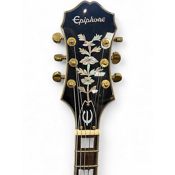 Used Epiphone Sheraton II Black Hollow Body Electric Guitar