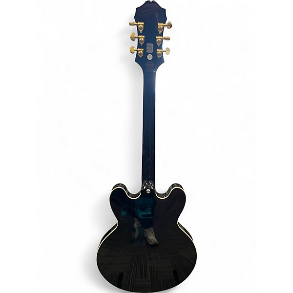 Used Epiphone Sheraton II Black Hollow Body Electric Guitar