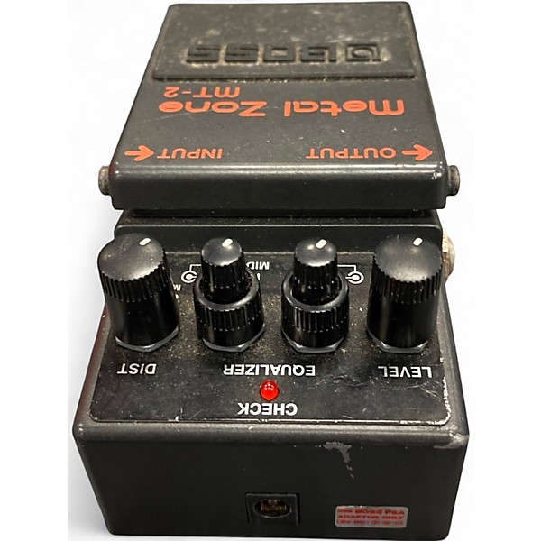 Used BOSS MT2 Metal Zone Distortion Effect Pedal