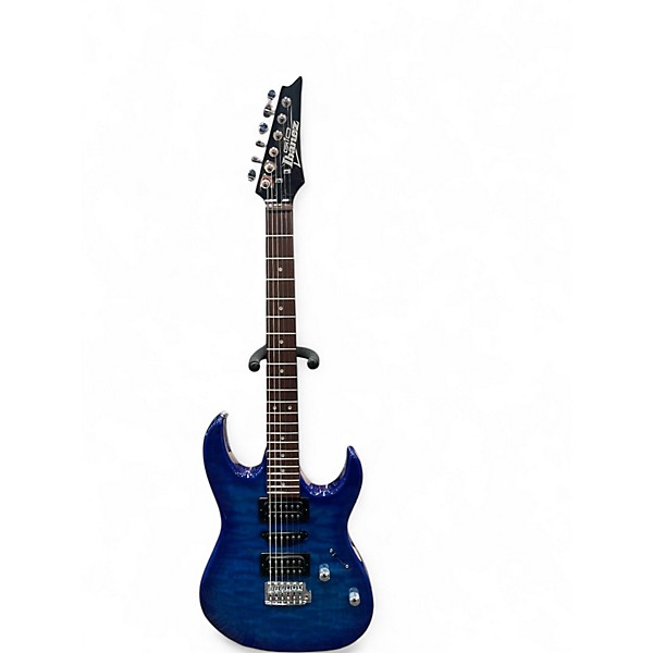 Used Ibanez GRX70QA GIO RX Series Blue Burst Solid Body Electric Guitar