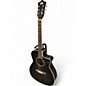 Used Guild OM260CE DELUXE Trans Black Acoustic Guitar