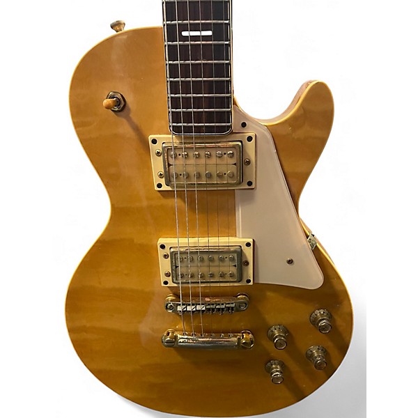 Vintage 1970s Univox U1988 Gimme Natural Solid Body Electric Guitar