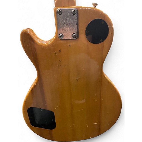 Vintage 1970s Univox U1988 Gimme Natural Solid Body Electric Guitar