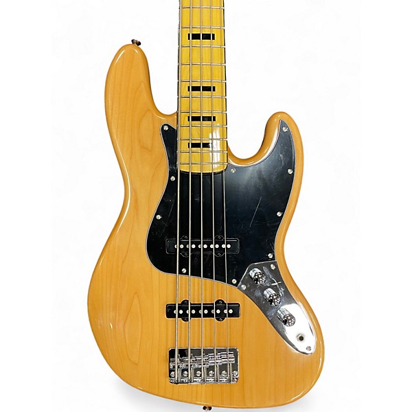 Used Squier CLASSIC VIBE Jazz Bass V Natural Electric Bass Guitar