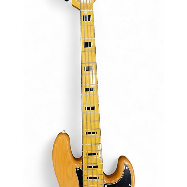 Used Squier CLASSIC VIBE Jazz Bass V Natural Electric Bass Guitar