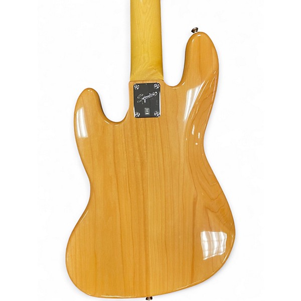 Used Squier CLASSIC VIBE Jazz Bass V Natural Electric Bass Guitar