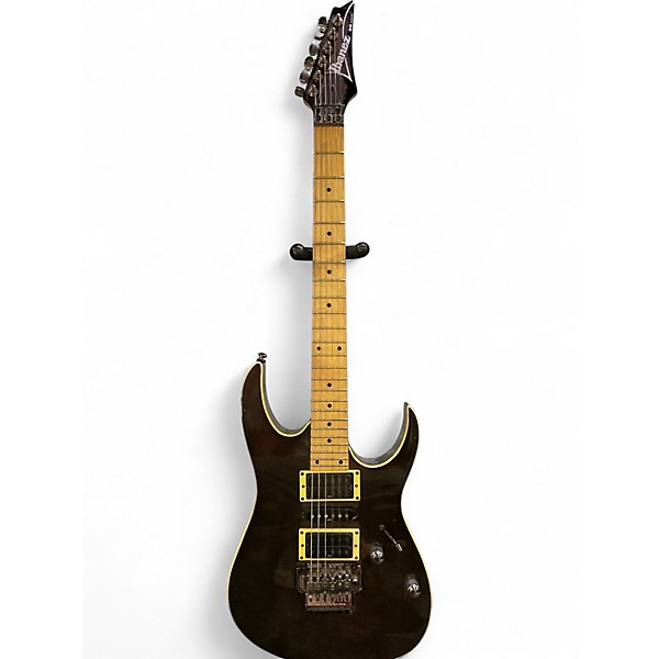 Used 2000s Ibanez RG470 Black Solid Body Electric Guitar