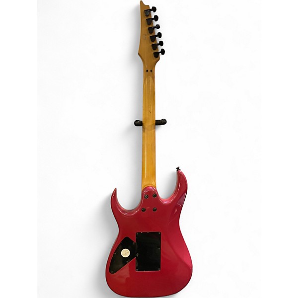 Used 2000s Ibanez EX 370 Pink Solid Body Electric Guitar