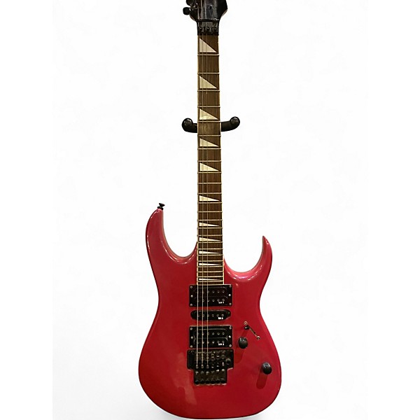 Used 2000s Ibanez EX 370 Pink Solid Body Electric Guitar