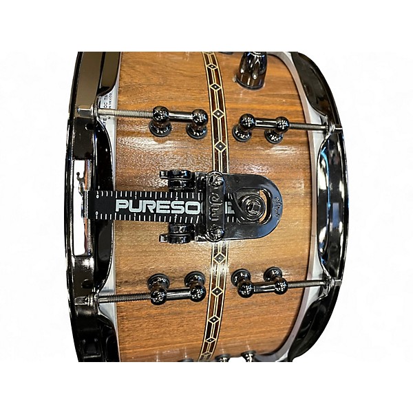 Used Hhg 14in WALNUT STAVE Walnut Drum