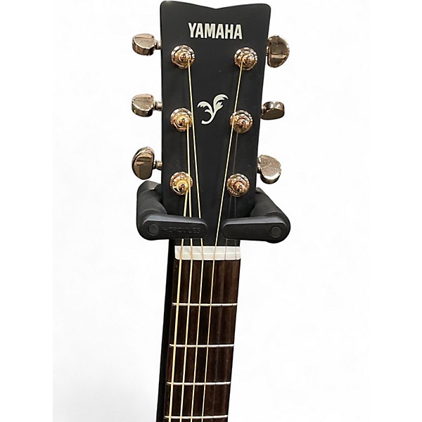 Used Yamaha FX335C Black Acoustic Electric Guitar