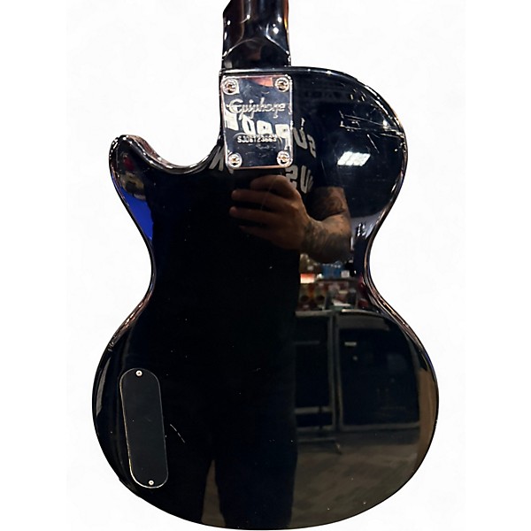 Used Epiphone Junior Model Black Solid Body Electric Guitar