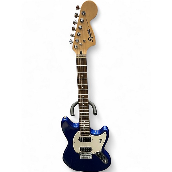 Used Squier MUSTANG Blue Solid Body Electric Guitar