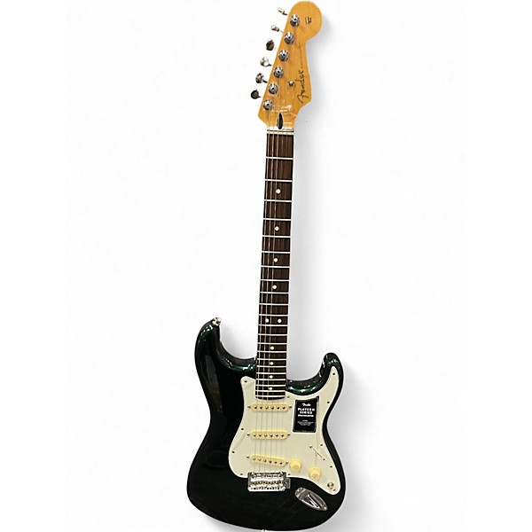 Used Fender Player II Stratocaster British Racing Green Solid Body Electric Guitar