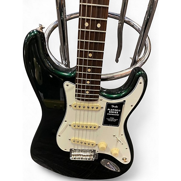 Used Fender Player II Stratocaster British Racing Green Solid Body Electric Guitar
