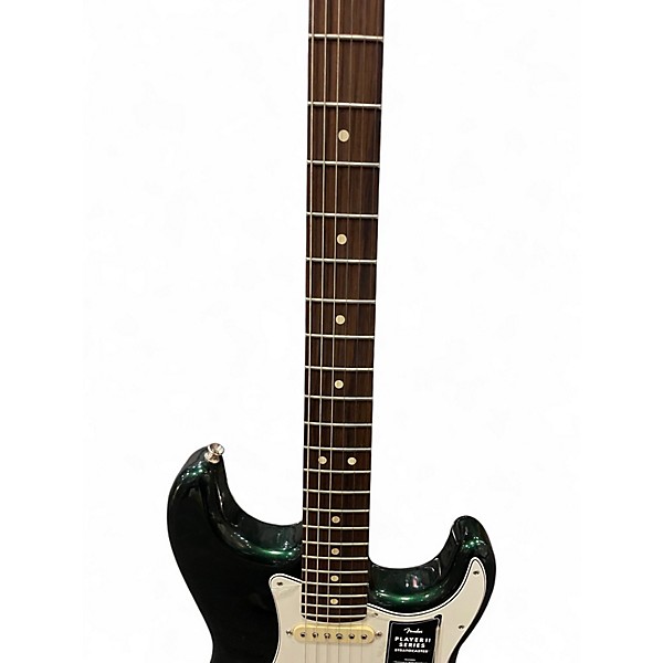 Used Fender Player II Stratocaster British Racing Green Solid Body Electric Guitar