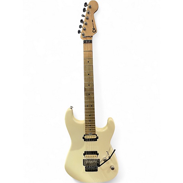 Used Charvel Pro-Mod San Dimas® Style 1 HH FR M white Solid Body Electric Guitar