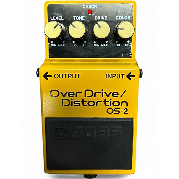Used BOSS OS2 Overdrive Distortion Effect Pedal