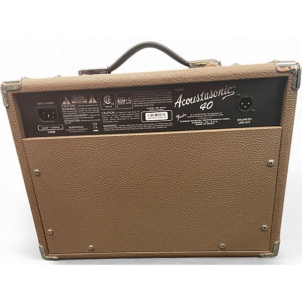 Used Fender ACOUSTASONIC 40 Acoustic Guitar Combo Amp