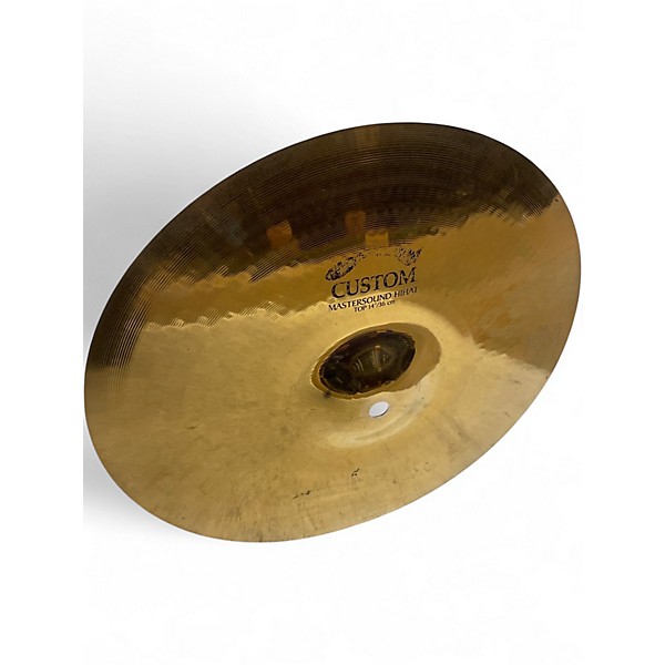 Used Zildjian 14in A Custom Mastersound Hi Hat Pair Cymbal
