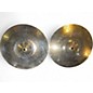 Used Zildjian 14in 14" HI-HAT SET Cymbal thumbnail
