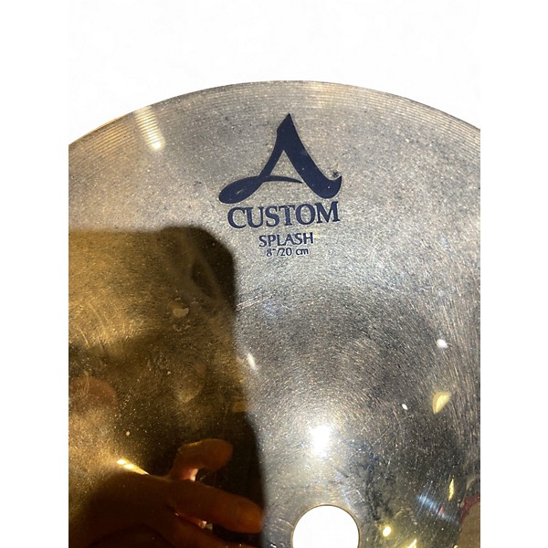 Used Zildjian 8in 8" CUSTOM SPLASH Cymbal