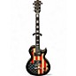 Used Leo Jaymz SINGLE CUT DELUXE AMERICAN FLAG Solid Body Electric Guitar thumbnail