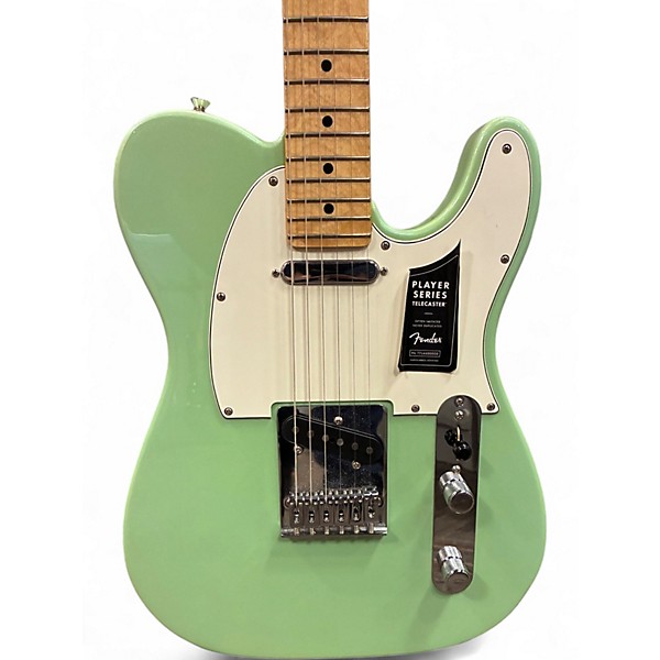 Used Fender Player Telecaster Seafoam Green Solid Body Electric Guitar