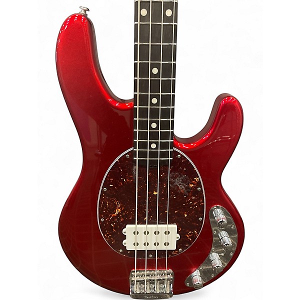 Used Ernie Ball Music Man StingRay Special H Candy Apple Red Electric Bass Guitar