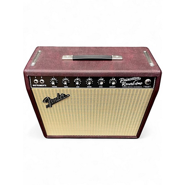 Used Fender 1965 Princeton Reverb 15W 1x10 Tube Guitar Combo Amp