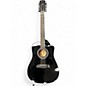 Used Fesley FDET280C Black 12 String Acoustic Electric Guitar thumbnail