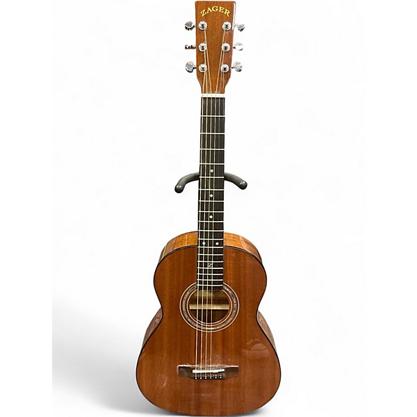 Used Zager TRAVEL Mahogany Acoustic Electric Guitar