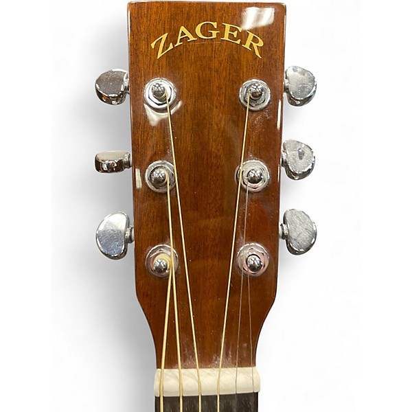 Used Zager TRAVEL Mahogany Acoustic Electric Guitar