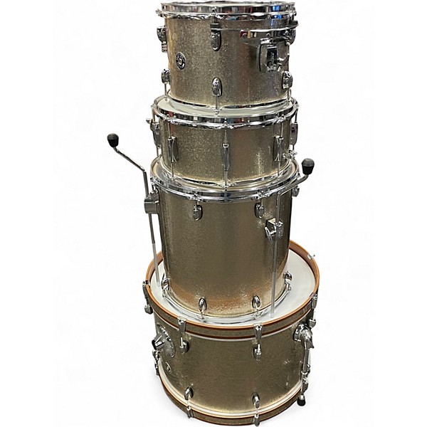 Used Gretsch Drums 4 Piece Catalina Sahara Sparkle Drum Kit