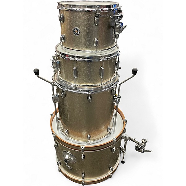 Used Gretsch Drums 4 Piece Catalina Sahara Sparkle Drum Kit