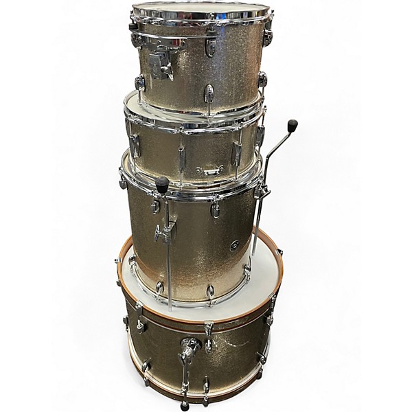 Used Gretsch Drums 4 Piece Catalina Sahara Sparkle Drum Kit