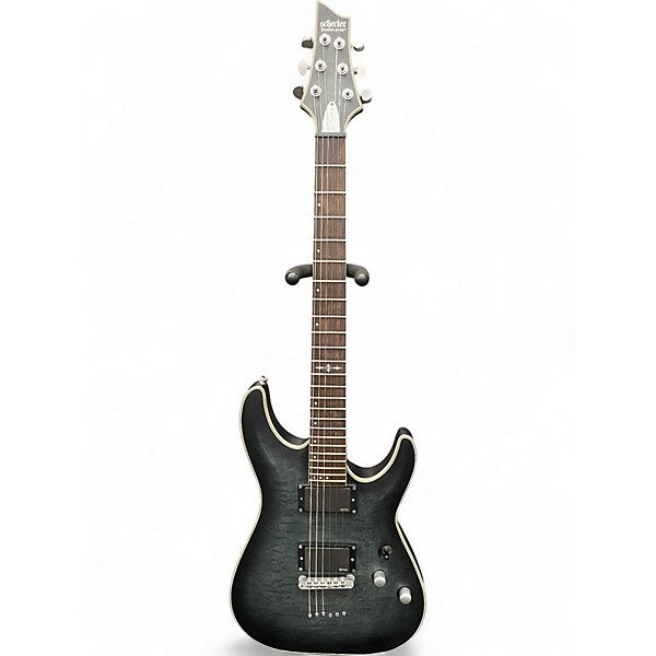 Used Schecter Guitar Research C1 Platinum Gray Solid Body Electric Guitar