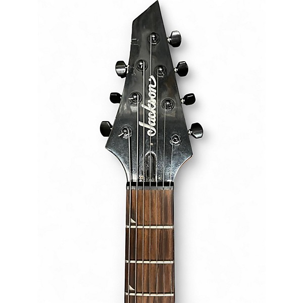 Used Jackson JS32-7 Dinky DKA 7 String Black Solid Body Electric Guitar