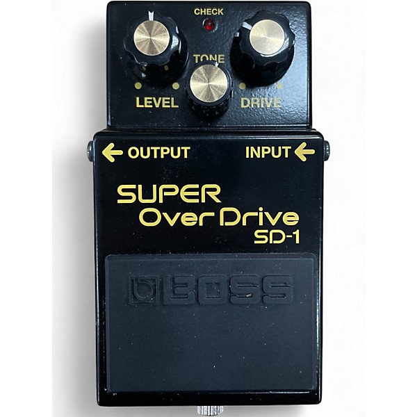Used BOSS SD1 Super Overdrive 40TH Effect Pedal