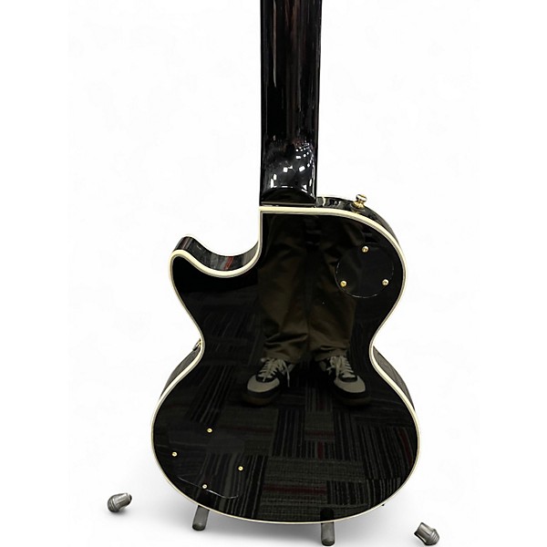 Used Epiphone Les Paul Custom Black Solid Body Electric Guitar