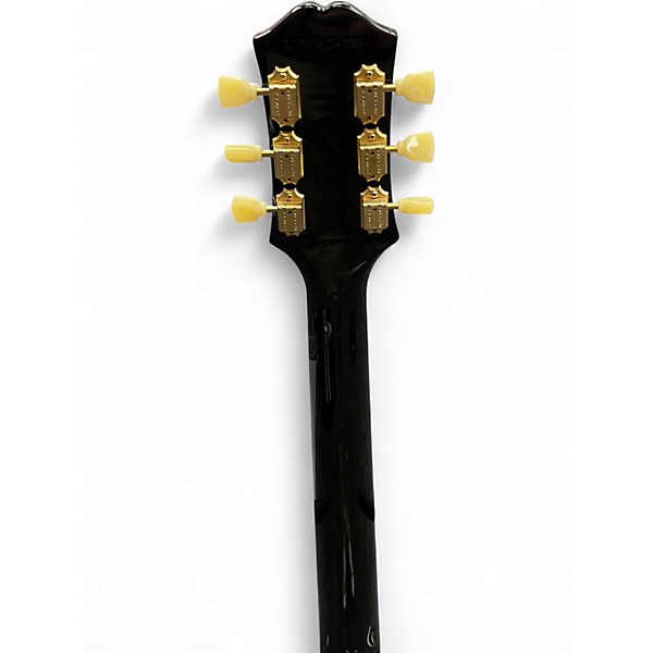 Used Epiphone Les Paul Custom Black Solid Body Electric Guitar