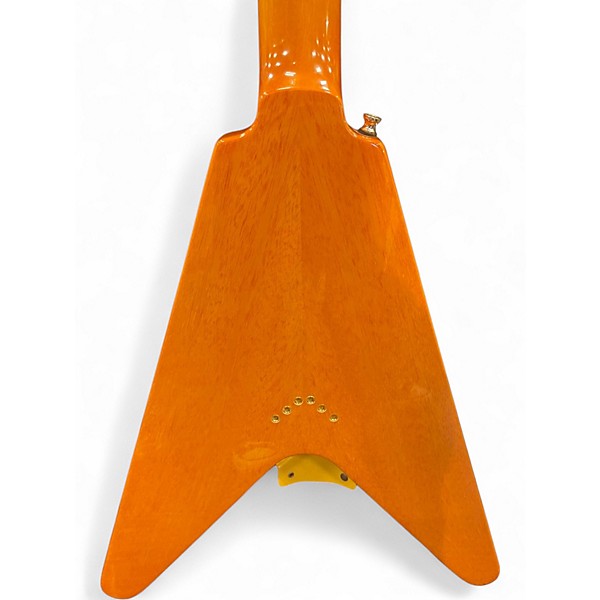 Used Epiphone Joe Bonamassa Signature '58 "Amos" Korina Flying V Natural Solid Body Electric Guitar