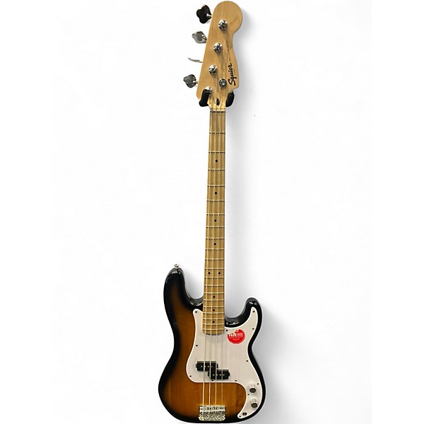Used Squier Sonic Precision Bass 2 Color Sunburst Electric Bass Guitar
